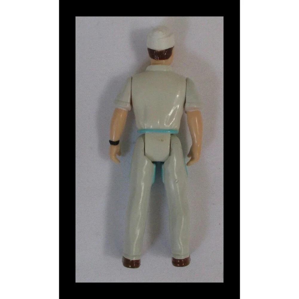 Fisher Price Sweet Streets Ice Cream Man Teal Apron & Hat